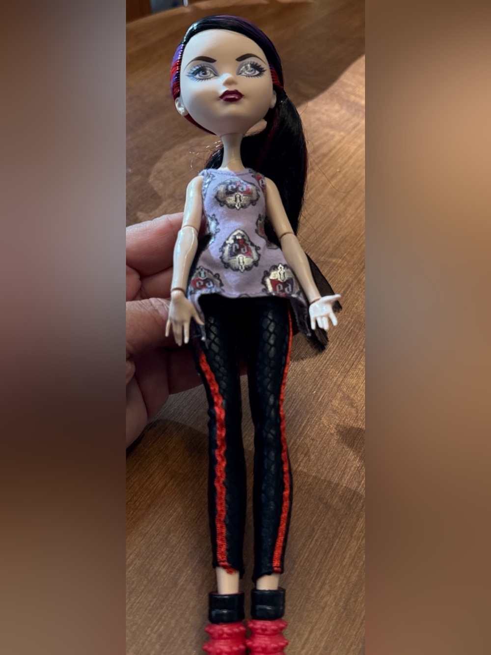 Ever After High School Spirit Raven Queen Doll Mattel EUC